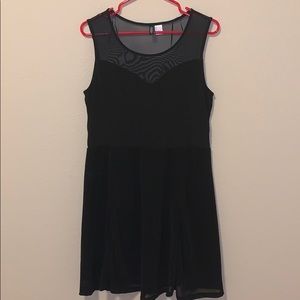 Divided by H&M BLACK Sweetheart neckline dress